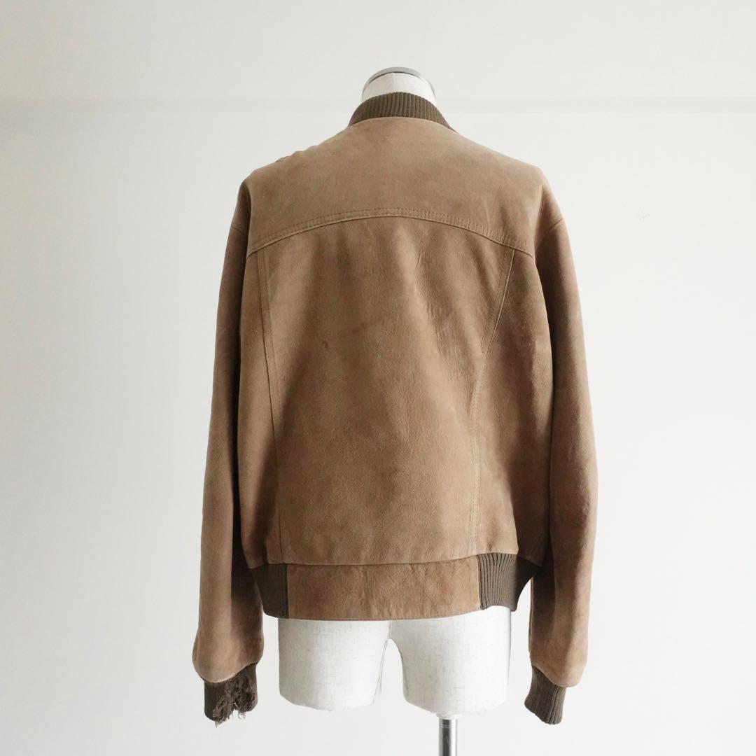 ジャケット・アウター 1970s80s Euro Vintage Suede BomberJacket