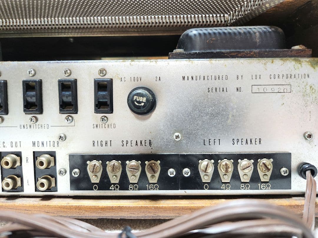 1960年代 LUX SQ38D 真空管 アンプ ラックスマン ジャンク 現状品