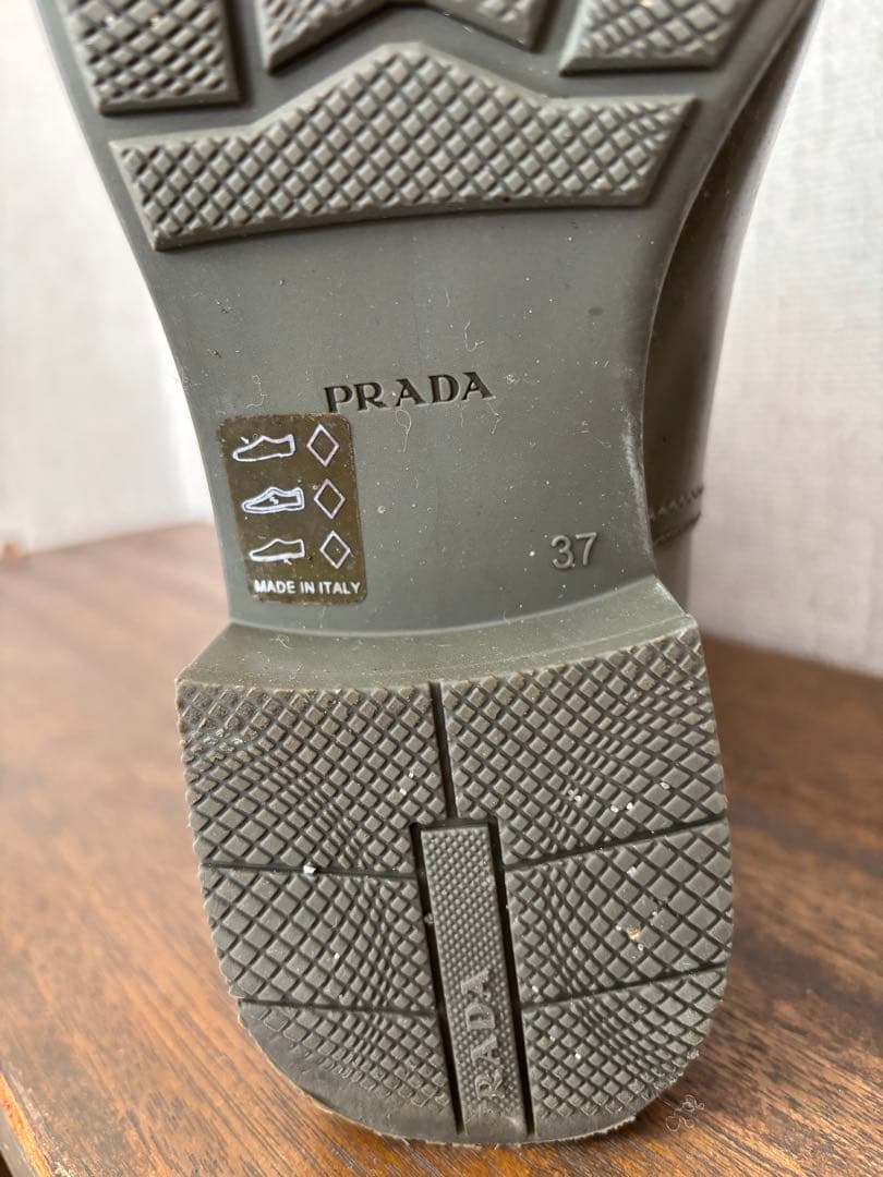 ♡PRADA 長靴 オリーブグリーン 37