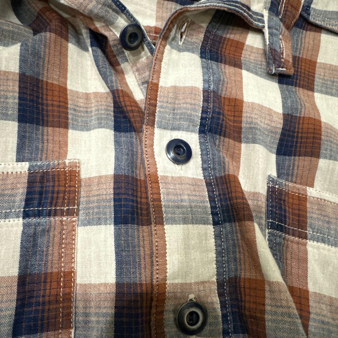 RRL チェック柄　ワークシャツ ポップオーバー ダブルフェイス メンズ