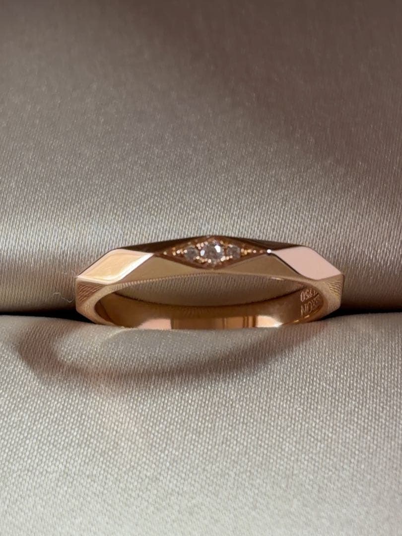 Boucheron ブシュロン ファセット ダイヤモンド リング K18PG