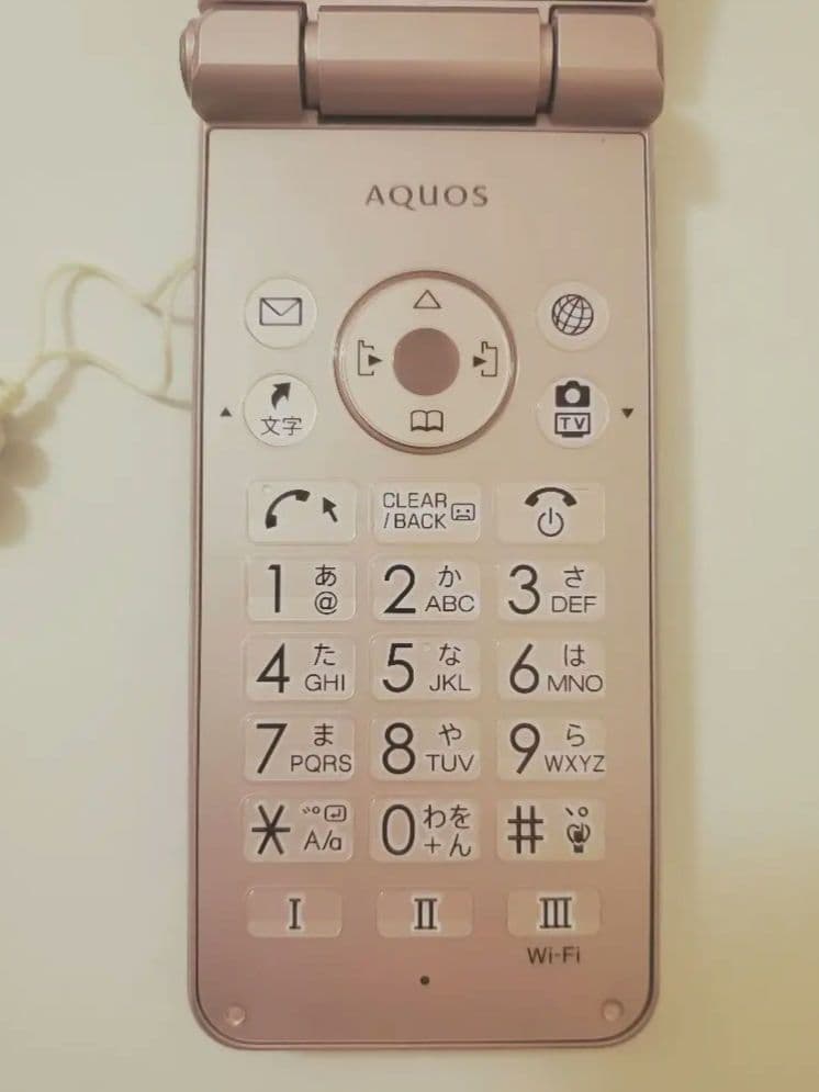 シャープ AQUOS ケータイ2 602SH ピンク SIMロック解除済