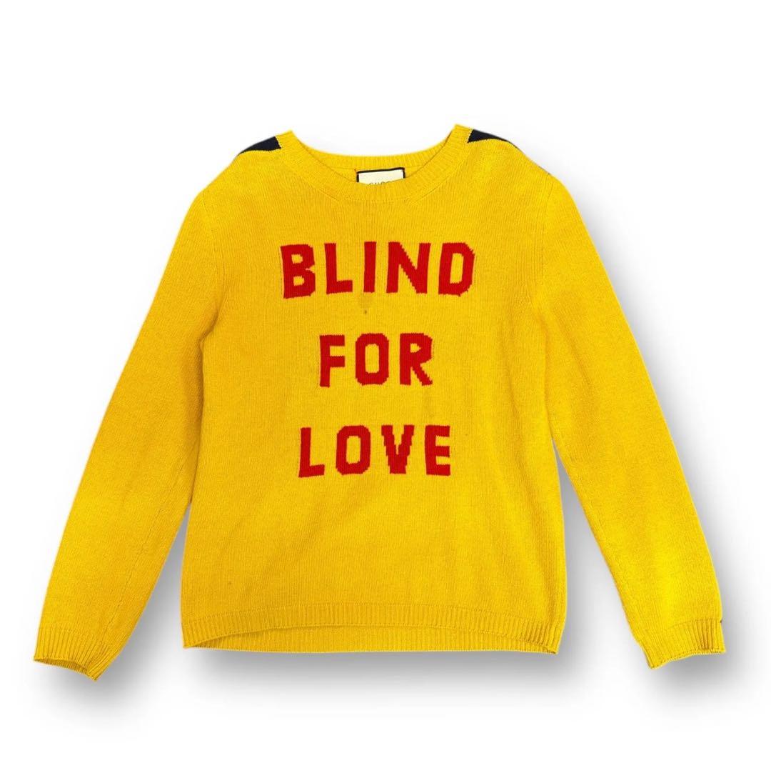 【渋谷龍太着用モデル】GUCCI ニット BLIND FOR LOVE