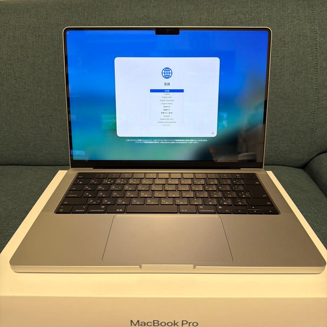 MacBook Pro 14インチ M4 シルバー16GB SSD512GB