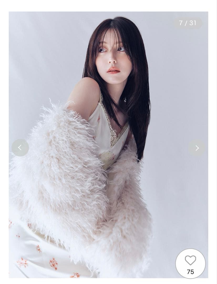 フレイアイディー FRAY I.D★25ss 今期 ショートファーコート YEL