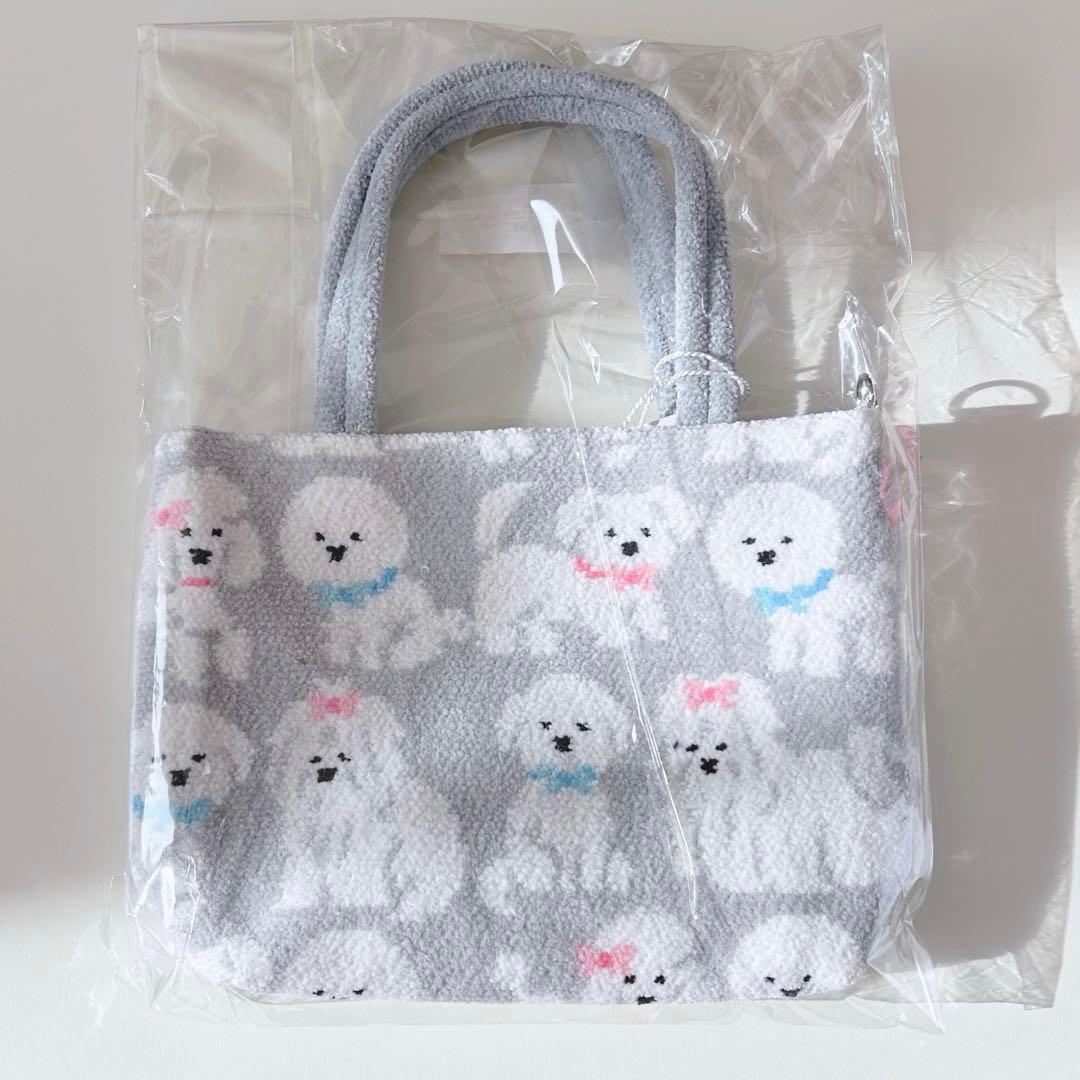 FEILER モフモフワンチャン シルバーグレー