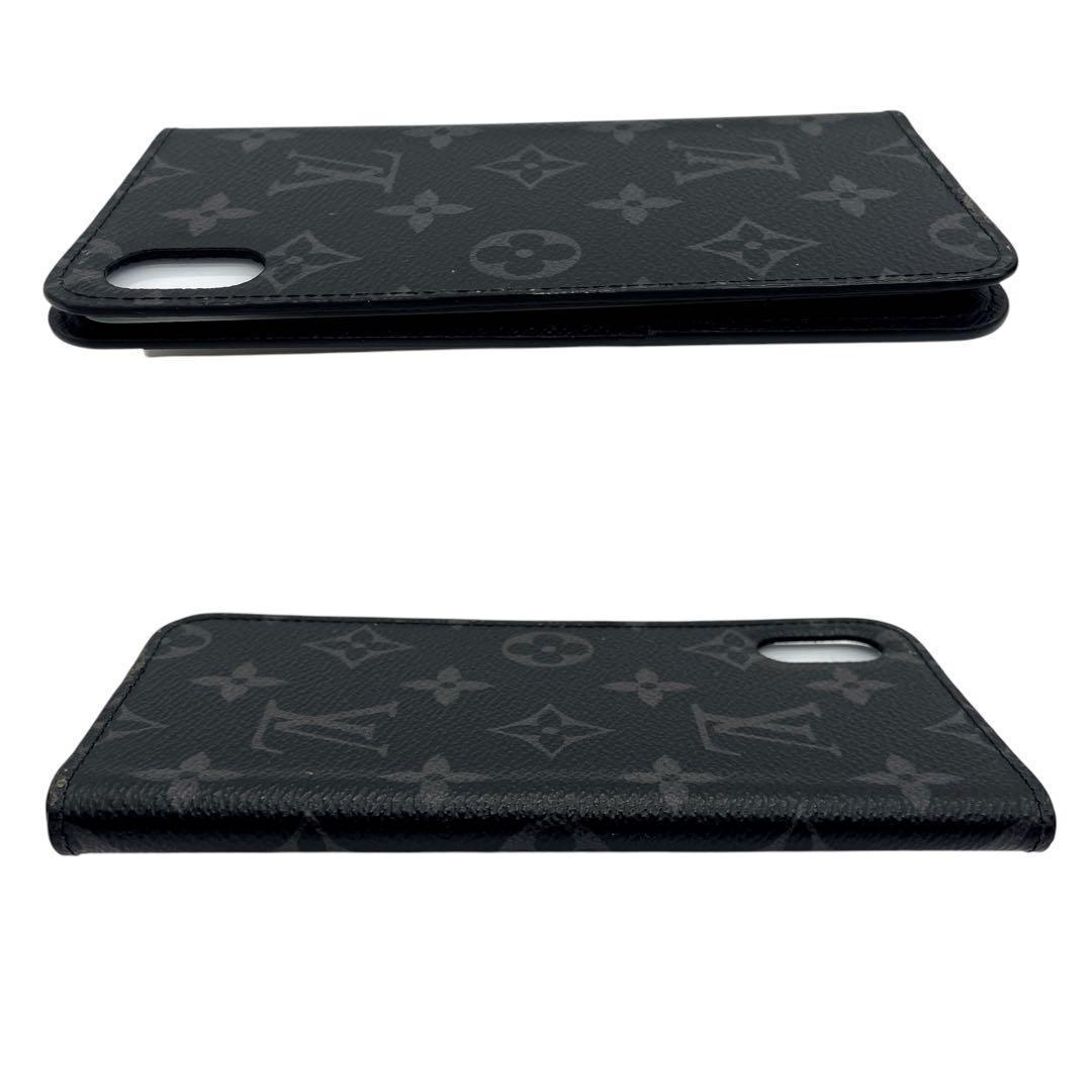 【美品】ルイヴィトン スマホケースモノグラム フォリオ iPhone X/XS