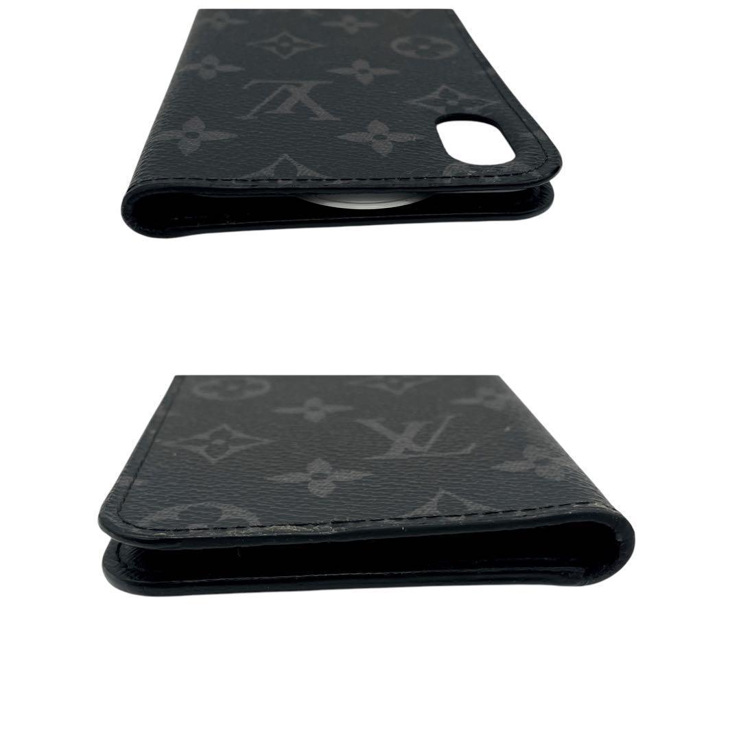 【美品】ルイヴィトン スマホケースモノグラム フォリオ iPhone X/XS