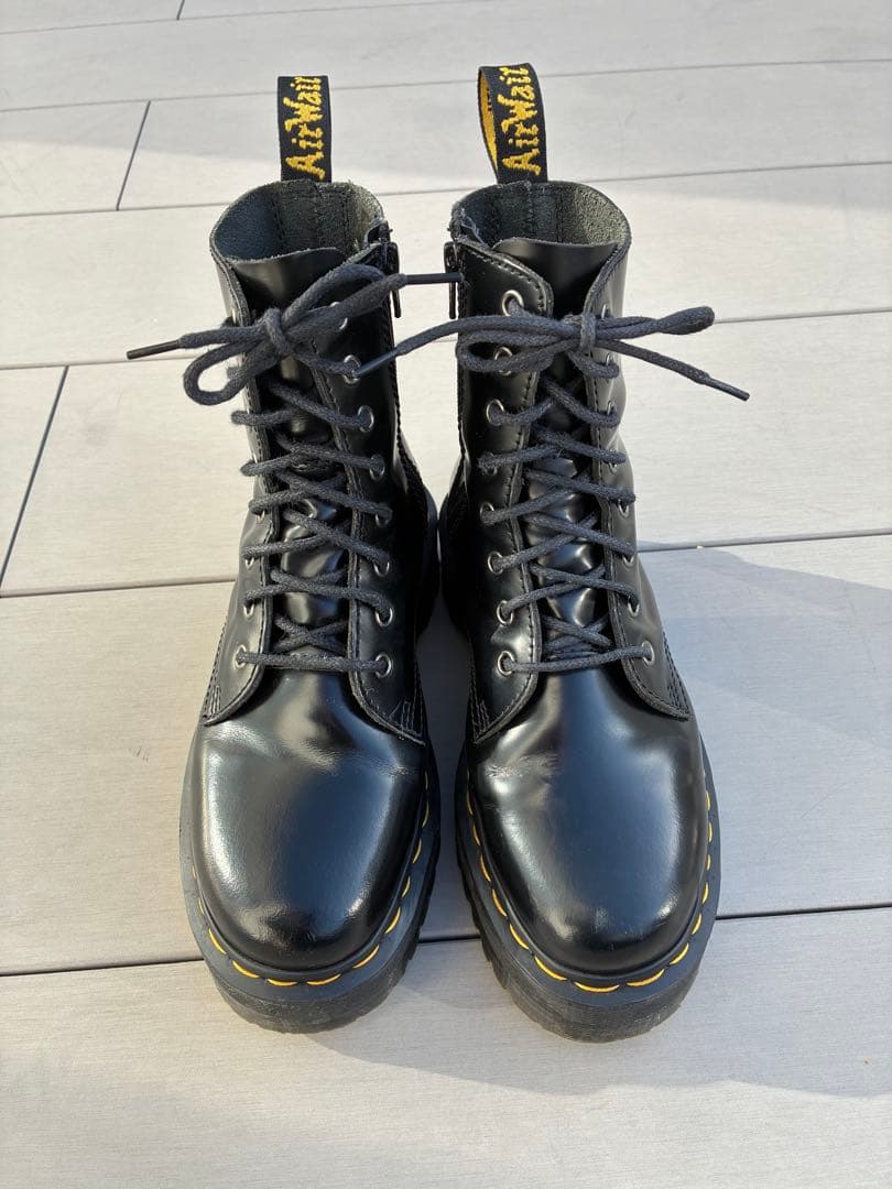 Dr. Martens ブラックJADON 8EYE BOOT 5 UK