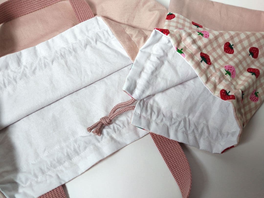 どーなつ さま 入園入学グッズ くすみ さくらんぼ いちご