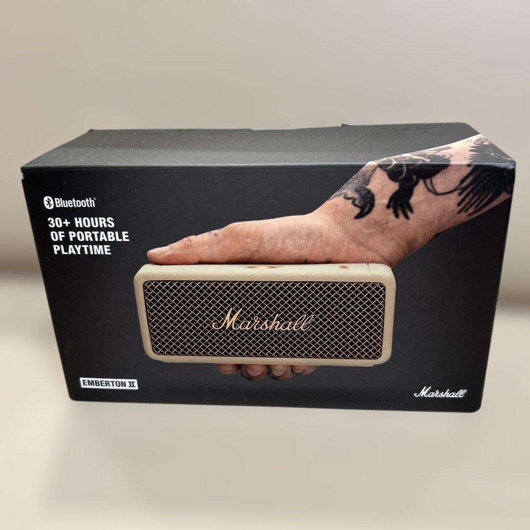 Marshall Emberton II クリーム Bluetoothスピーカー