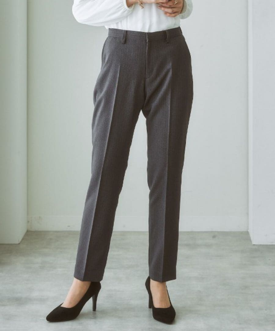 nissen ニッセン 7days パンツスーツ 7号 秋冬 ウール調