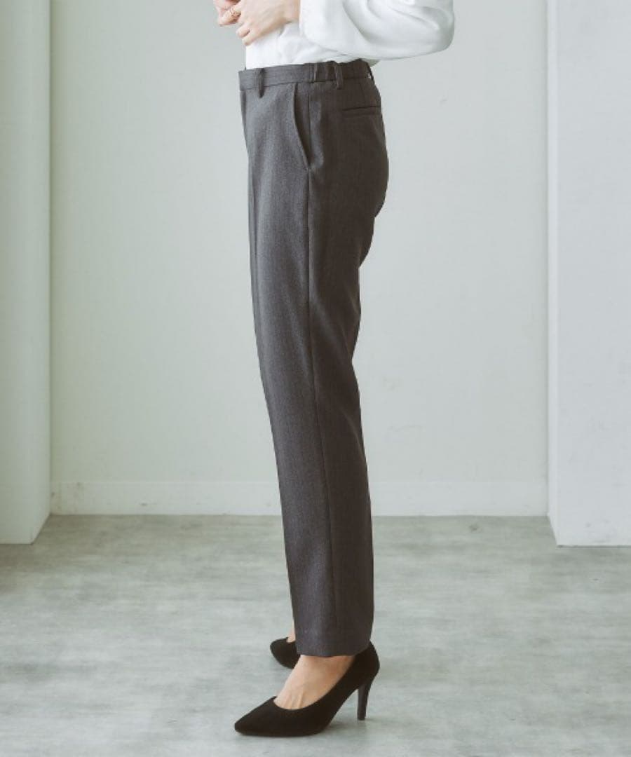 nissen ニッセン 7days パンツスーツ 7号 秋冬 ウール調