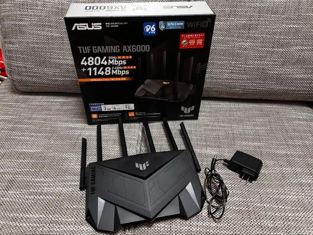 【超美品】ASUS TUF GAMING AX6000 無線LANルーター