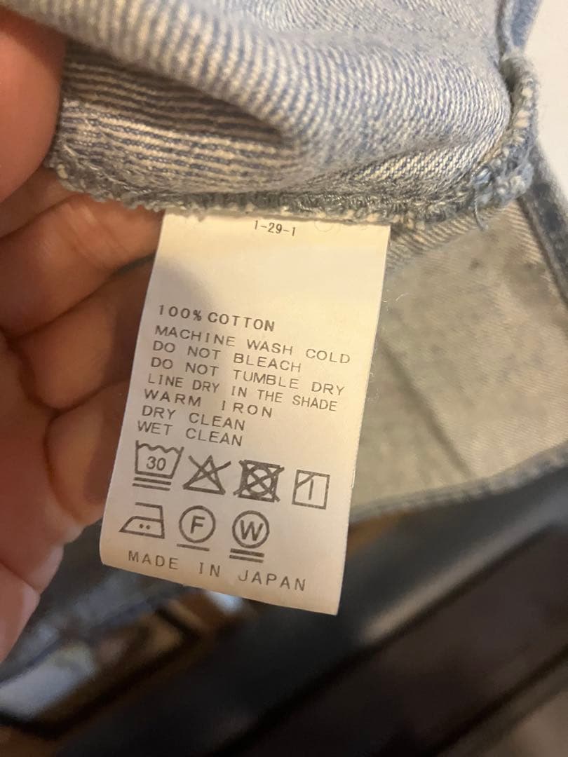 新品タグ付き　FRAMeWORK フレームワーク　デニムプルオーバーシャツ