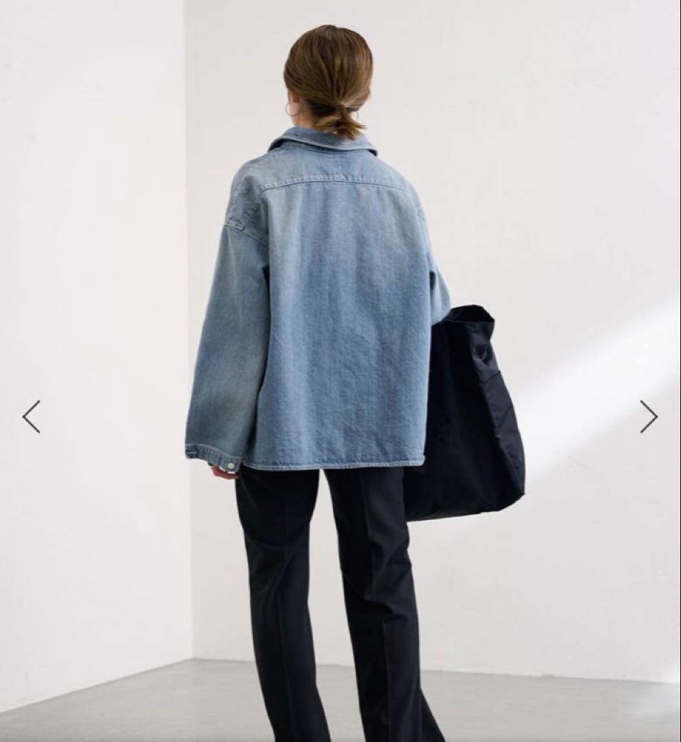 新品タグ付き　FRAMeWORK フレームワーク　デニムプルオーバーシャツ