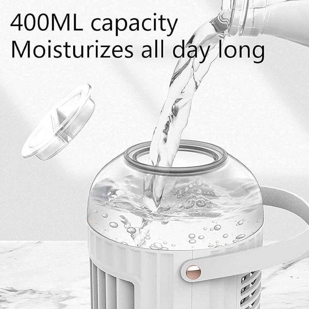 RMENST ポータブルエアコン静かなファン (Color : Yellow)