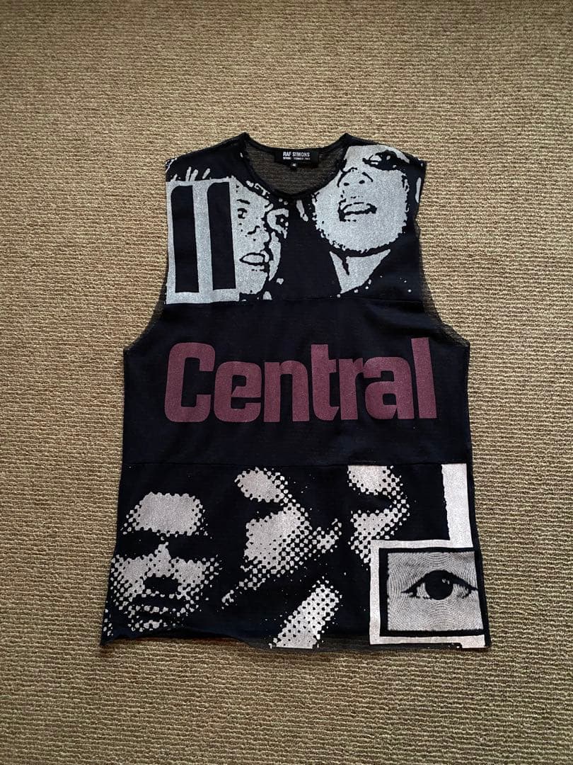 RAF SIMONS 03SS 消費者期 メッシュ タンクトップ