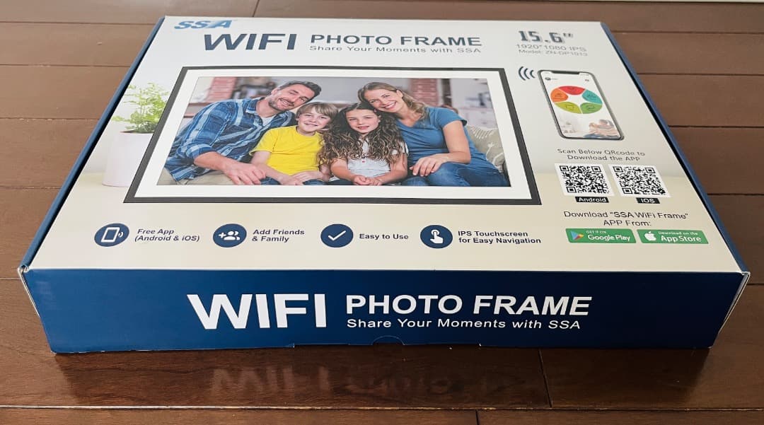 新品未使用 大型デジタルフォトフレーム wifi moonka 15.6インチ