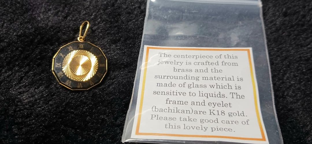 K18ゴールド イリュージョンペンダント　4,3g　最終価格