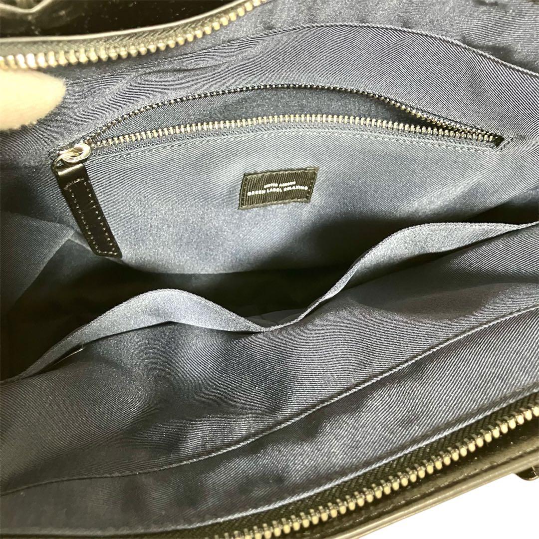【美品】ユナイテッドアローズ グリーンレーベル リラクシング トートバッグ　黒