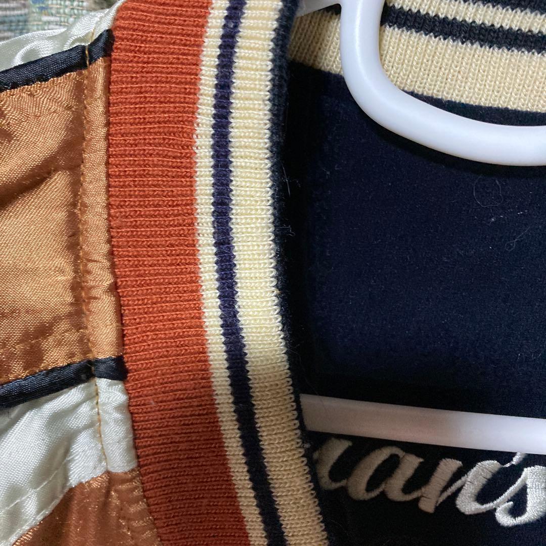 TEDCOMPANY・スカジャン・リバーシブル・別珍・40inc・ネイビー