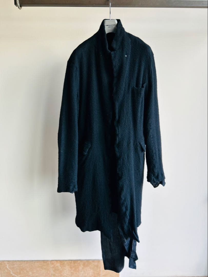 コムデギャルソン.オムプリュス.リバーシブルブラックコート