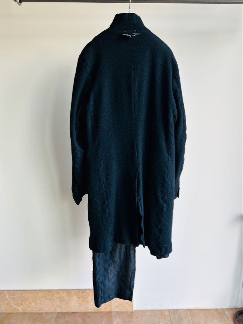 コムデギャルソン.オムプリュス.リバーシブルブラックコート