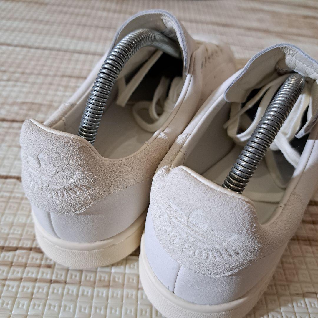 新品未使用 スタンスミス上位モデル LUX 本革 クリーム色 27.5cm