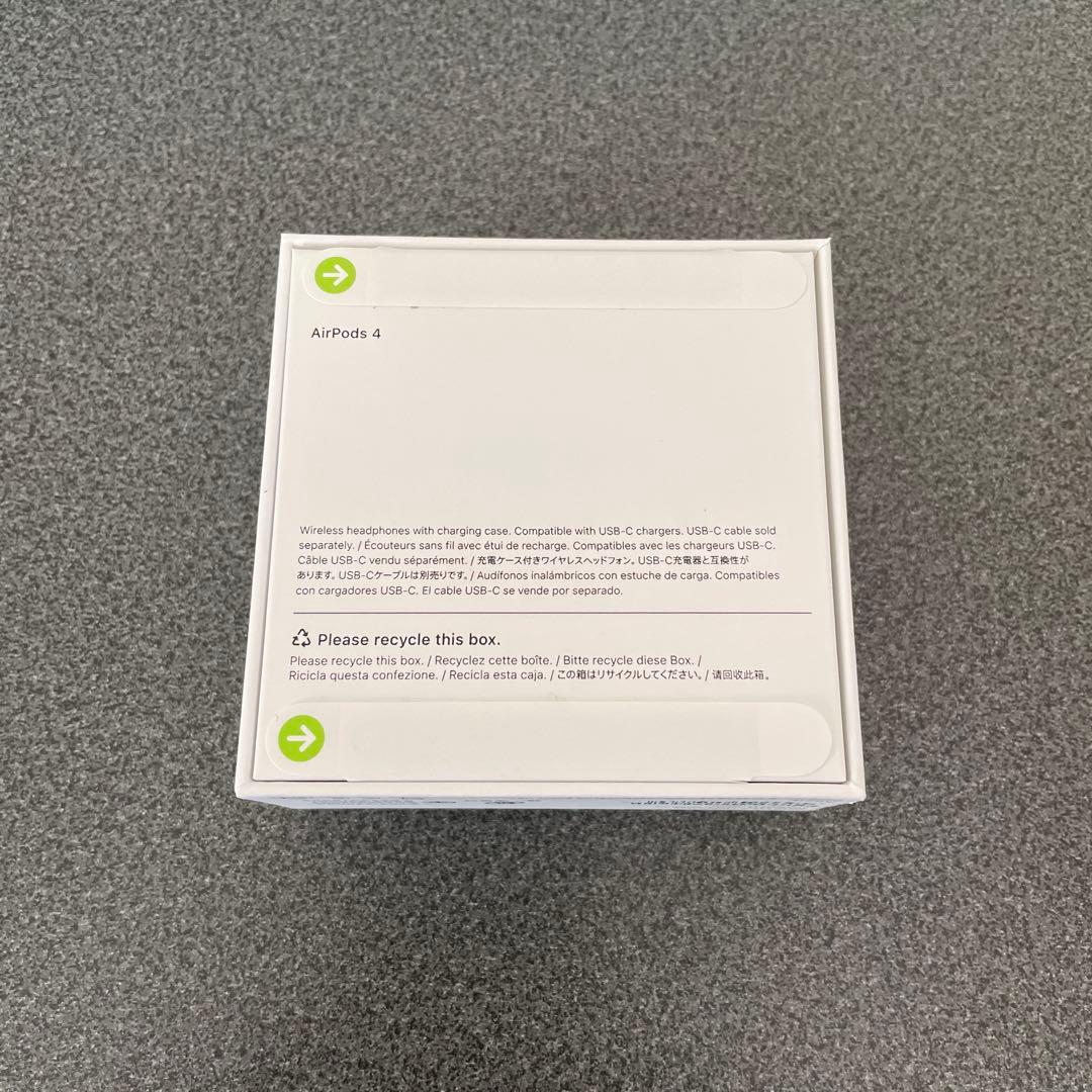 AirPods 4 本体 ノイズキャンセリング非搭載