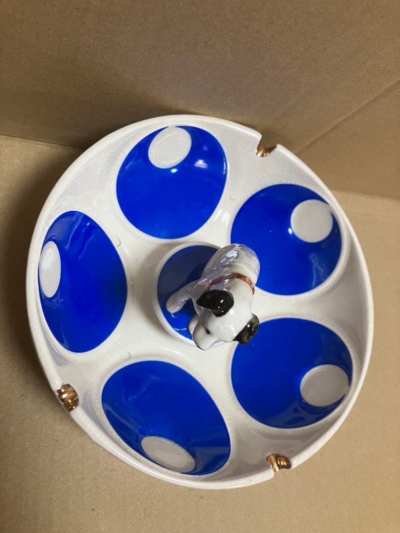 万博ビクター犬ニッパー犬置物EXPO'70灰皿昭和レトロ万国博覧会開催小物入れ