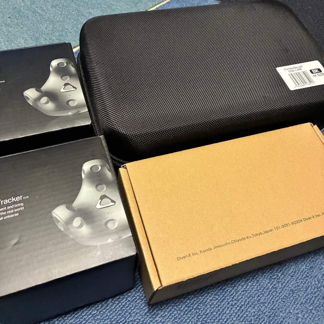 Contactglove2 +magnetra2+VIVEトラッカー3.0x2