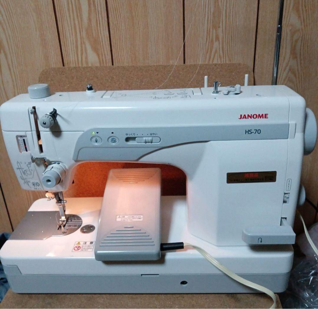 テーブル込み価格です！ジャノメ職業用ミシンHＳ−70