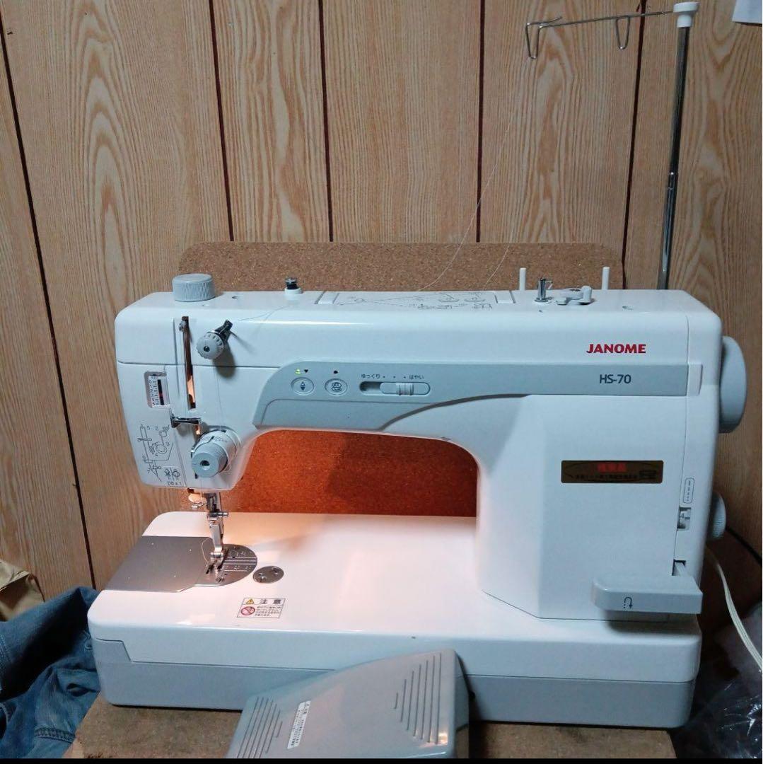 テーブル込み価格です！ジャノメ職業用ミシンHＳ−70