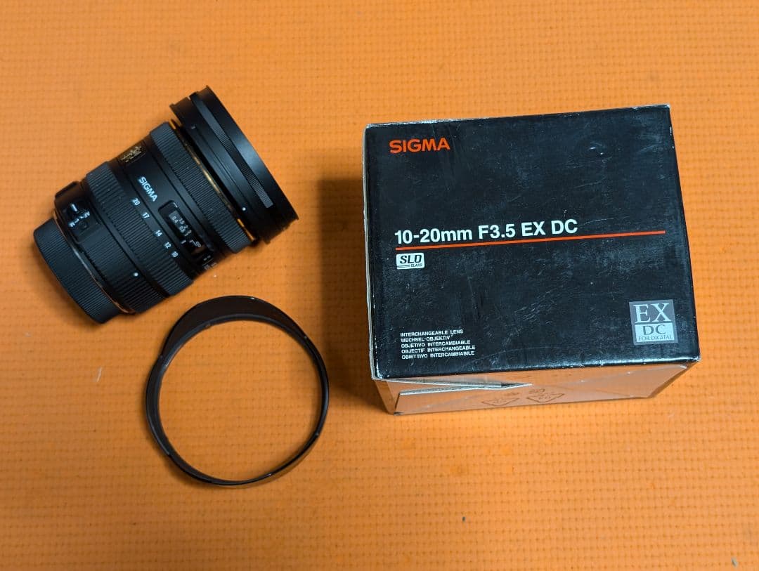 SIGMA 10-20mm F3.5 EX DC レンズ　ペンタックスKマウント