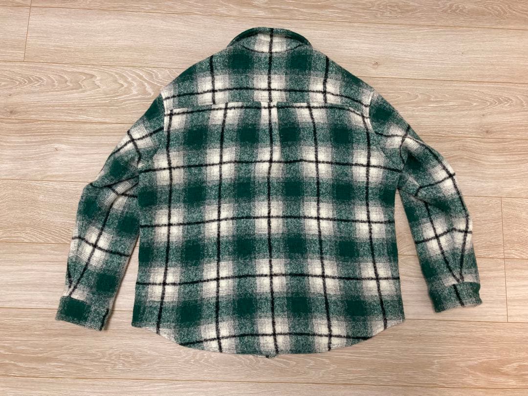 UNUSED アンユーズド WOOL CHECK SHIRT US2280 4