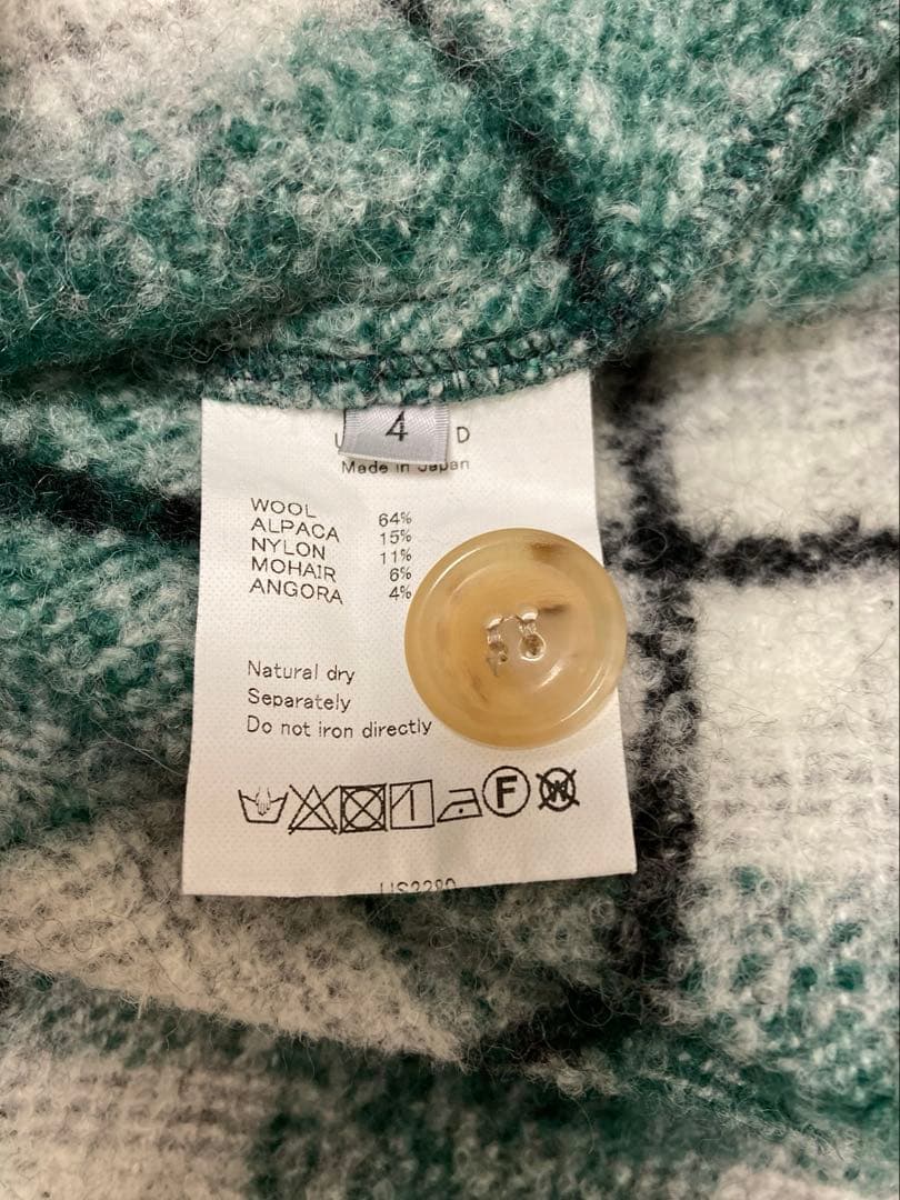 UNUSED アンユーズド WOOL CHECK SHIRT US2280 4