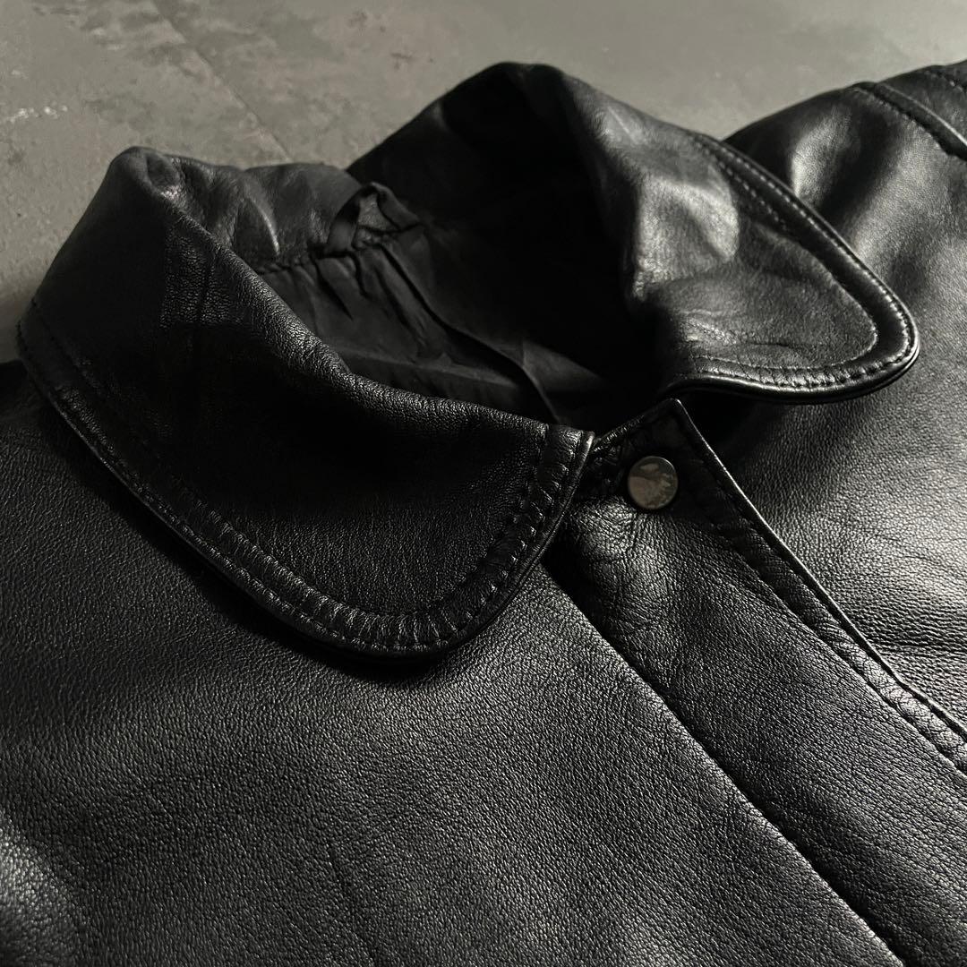 A-2“paris diffusion“本革“短丈“bomber jacket