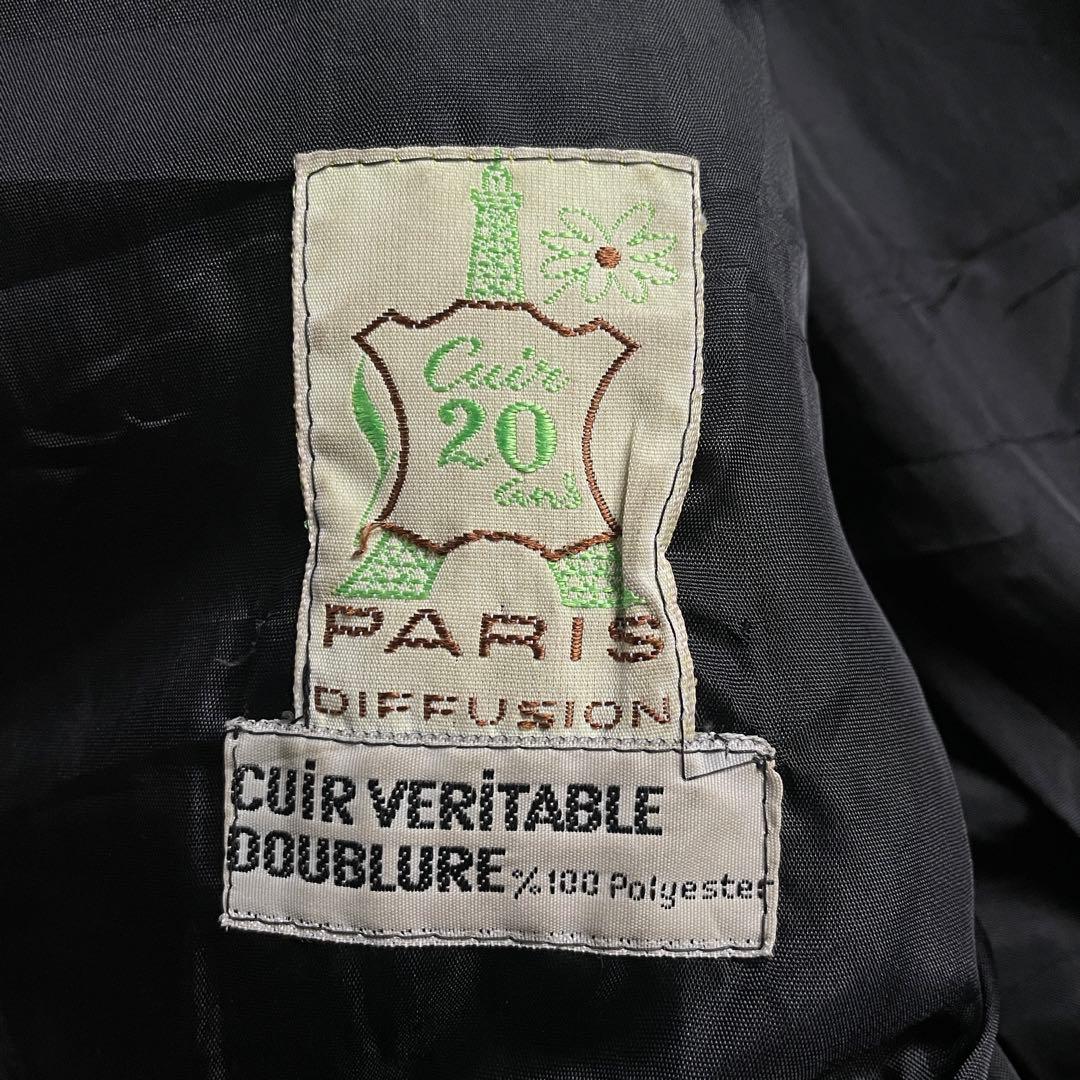 A-2“paris diffusion“本革“短丈“bomber jacket