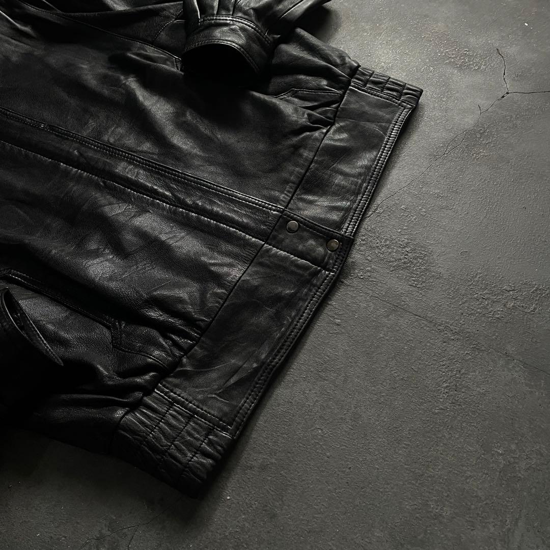 A-2“paris diffusion“本革“短丈“bomber jacket