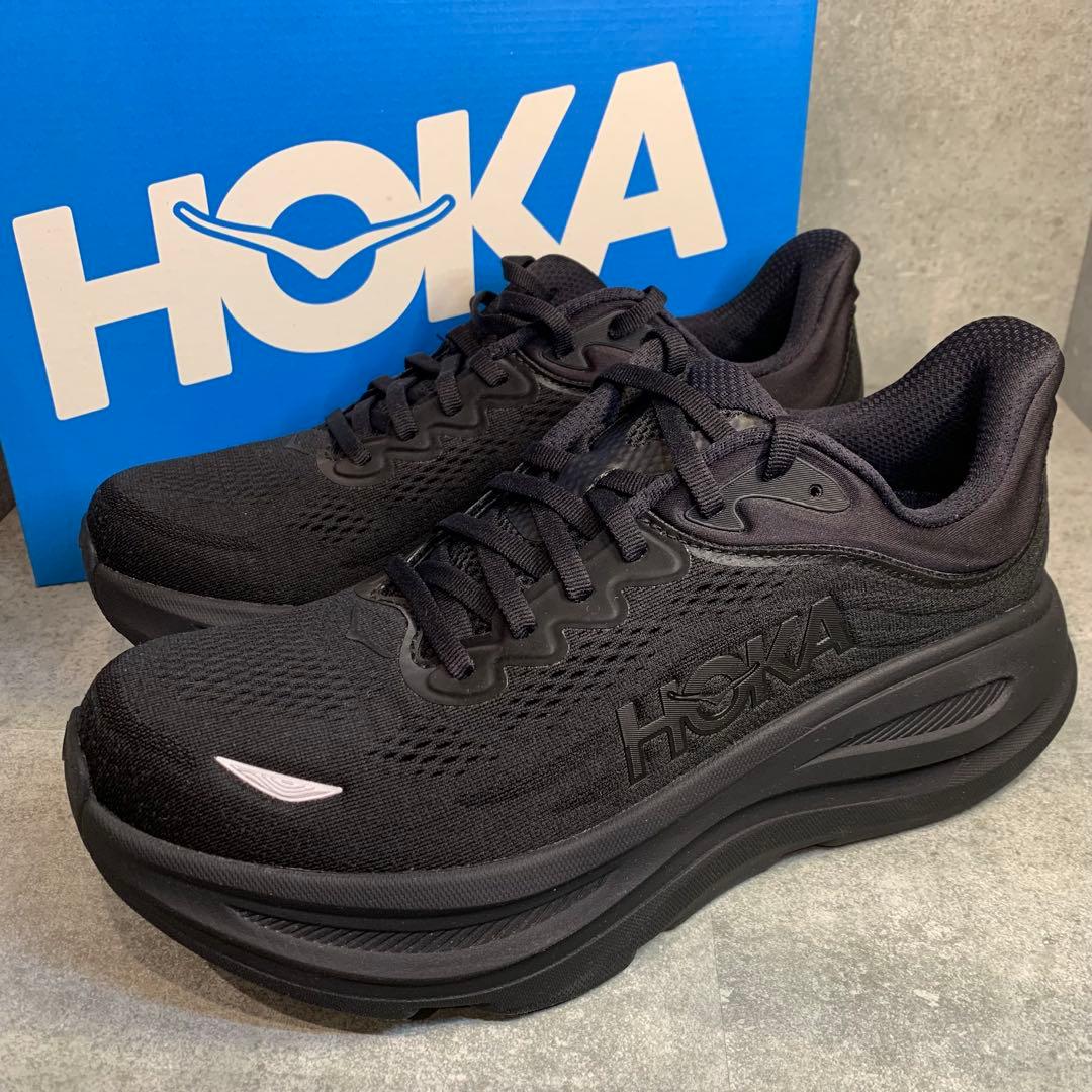 【新品】HOKA ONEONE BONDI 9 ブラック 26.5cm
