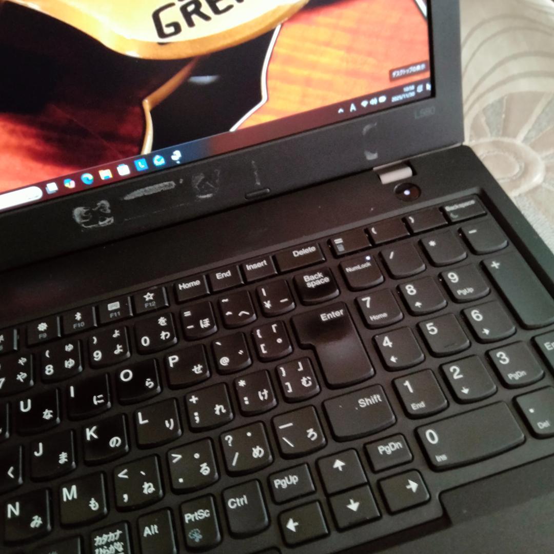 15インチ L580 8世代 i5 1920×1080 256G Lenovo