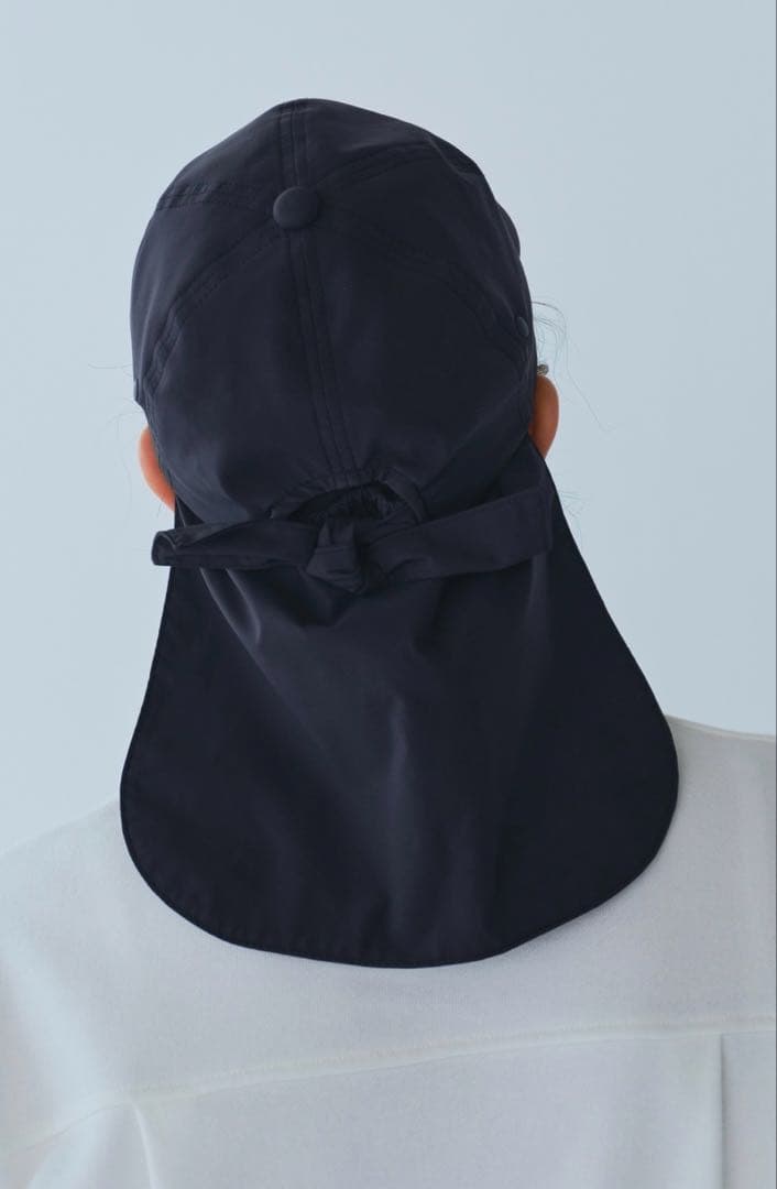 【新品未使用】yori ヨリUV日よけ付きリボンキャップ