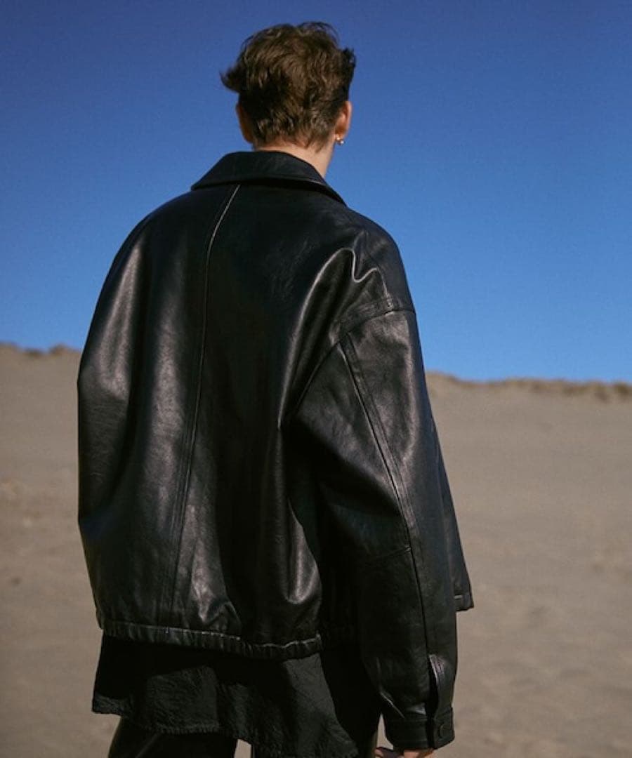 ジャケット・アウター LIDNM LEATHER SHORT BLOUSON