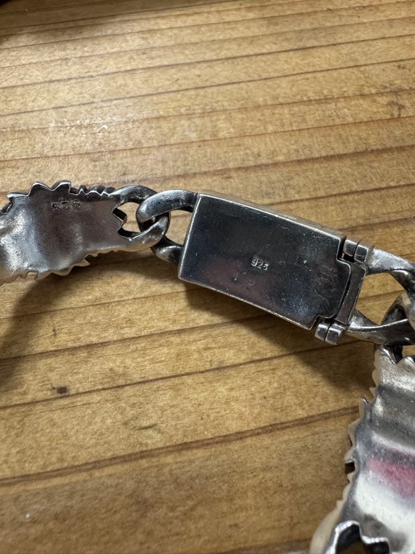 期間限定価格 silver925フローラルクロスブレスレット 925