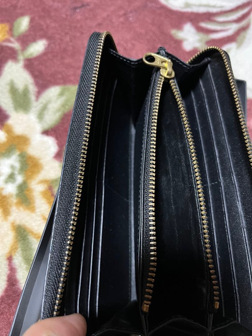 COMME des GARÇONS ブラック長財布 クラッチバック