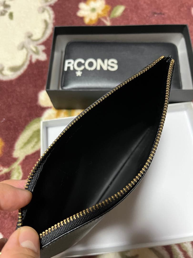 COMME des GARÇONS ブラック長財布 クラッチバック