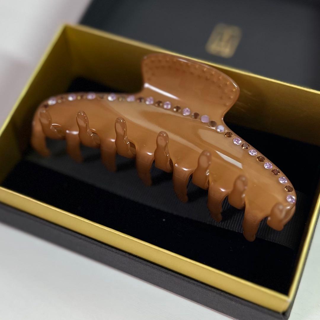 ALEXANDRE DE PARIS Lサイズ　クリップ　スワロフスキー