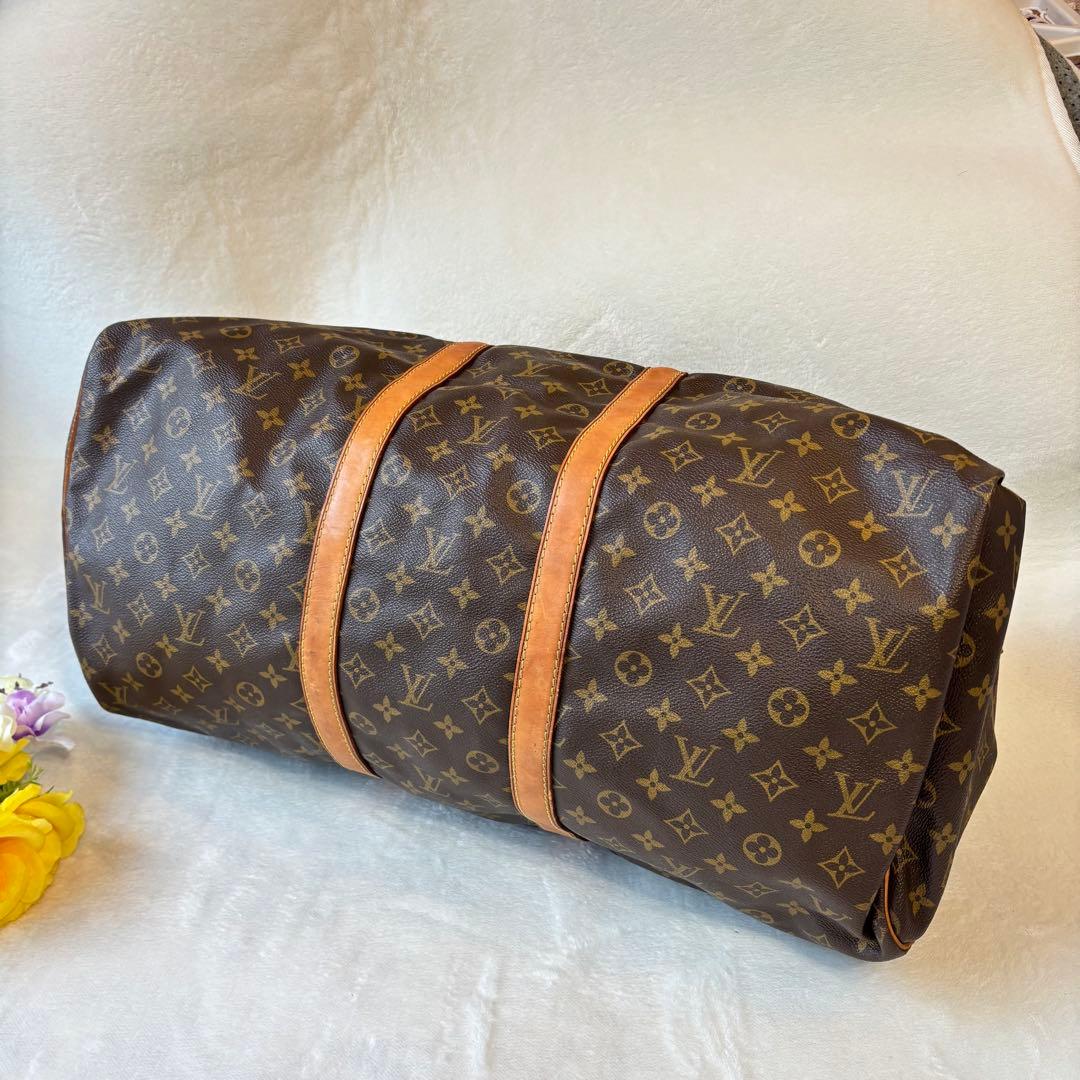 【希少✨】ルイヴィトン　ボストンバッグ　キーポル50レザー　モノグラム