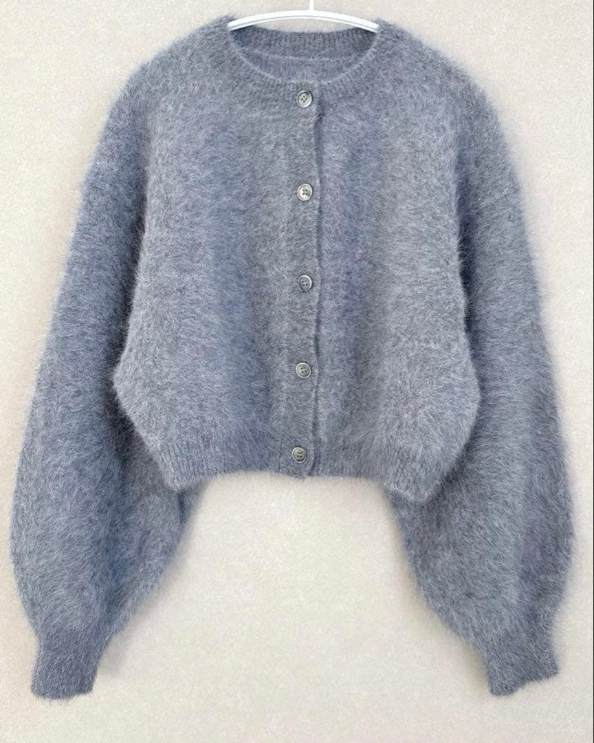 COLLAGE GALLARDAGALANTE フォックスショート丈カーディガン